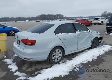 2017 Volkswagen Jetta 1.4T S z USA, uszkodzony, nr VIN 3VW2B7AJ8HM330686